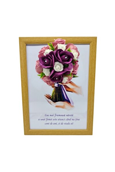 T&M Personalizare Tablou in rama A4 (30x21 cm) - Cea mai frumoasa varsta a un...