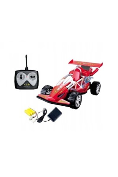CREATIVE Toy car, with remote control, illuminated headlights, Buggy type, scale 1:18, 25 cm long, red-al