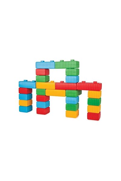 HOBBY HOUSE Tuğla Blok Arabalı 43 Parça Anaokulu Araba Seti Kız Erkek Çocuk Oyuncak Eğitici Oyuncaklar