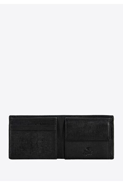 Wittchen Men's Wallet in Genuine Leather Saffiano Black Black Leather