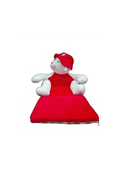 OEM Fotoliu plușat pentru copii, Marshall Cățelușul, extensibil, roșu, 80 cm, 1 an+