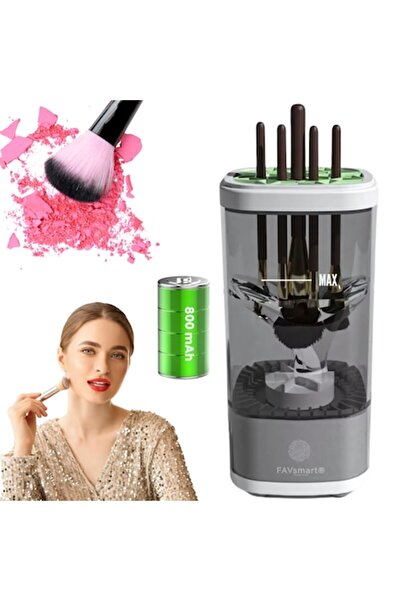 FAVsmart Makeup Brush Cleaner, 800mAh Battery, 6500 RPM, Ultraportable