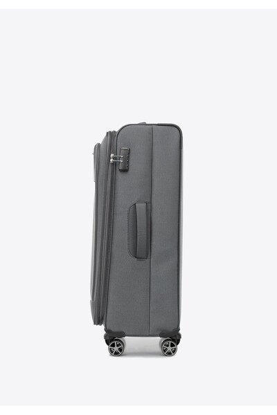 Wittchen Valiză mare moale pentru bărbați, din poliester gri