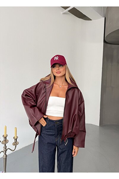 BASEL.CO Bloom Kemer Детальний вірусний оверсайз шкіряний піджак