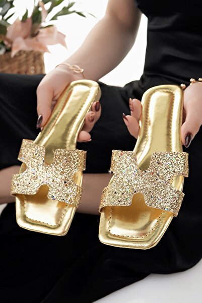 Modafırsat Дамски чехли Стилни чехли за външно ползване на плажа Летни чехли за ежедневно ползване у дома