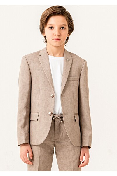 carino's kids Boy's Suit with Linen Jacket