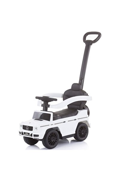 Chipolino Mercedes G350 white pushchair with handle and canopy