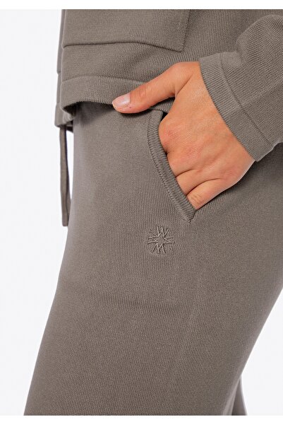 Wittchen Women's trousers made of viscose and nylon, dark beige, dark beige viscose