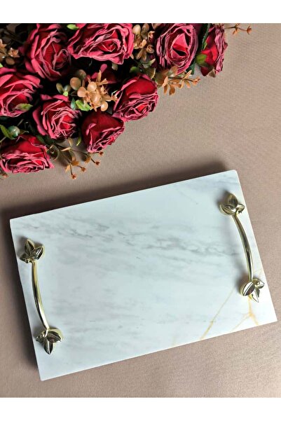 NapkinStore Кутия за годежен пръстен от естествен мрамор 20*30 см / OSZ2112