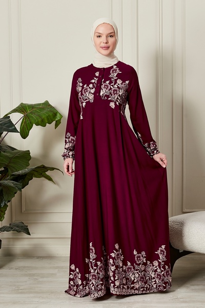 fistan Mevlana Skirt Viscose Fabric Hijab Clothing Mother's Dress Prayer Dress Wide Fit Hijab Dress