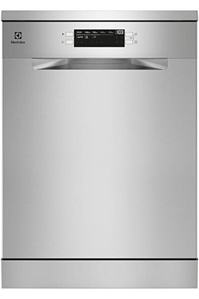 Electrolux غسالة أطباق قائمة بذاتها، 60 سم، 13 مكانًا، 8 برامج، فضي (ESS47311SX)