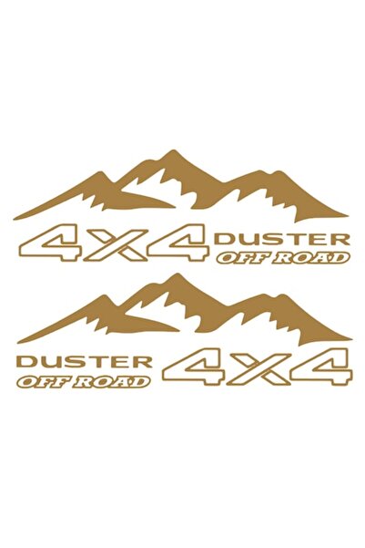Oracal Set Stickere Off Road, DUSTER 4x4, 40 cm x 14 cm, cupru