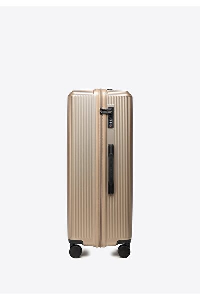 Wittchen Men's Large Suitcase Made of ABS with Fine Gold Stripes