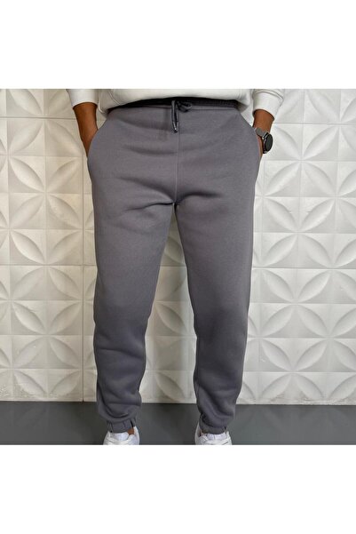 WENMİNG Men's Combed Cotton 3-Ply Shirt with Fleece-Lined Stretchy Legs Tracksuit Bottoms