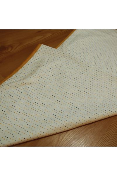 Aykır-ı Kids Polka Dot Mustard Yellow Anti-Allergic Baby Blanket for Girls and Boys