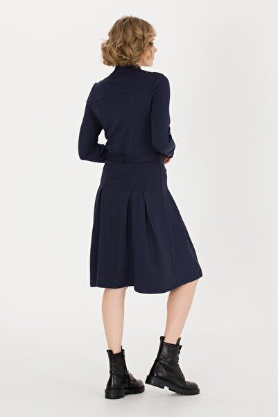 U.S. Polo Assn. Kadın Lacivert Örme Elbise