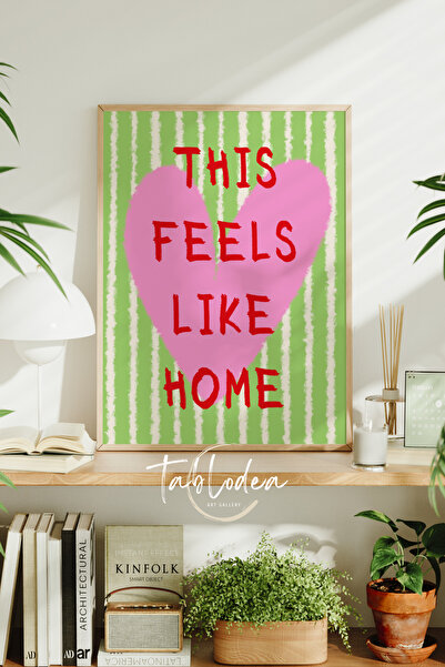 tablodea Modern. Așa se simte ca acasă. Stil Pinterest. Pictură pe perete cu ...