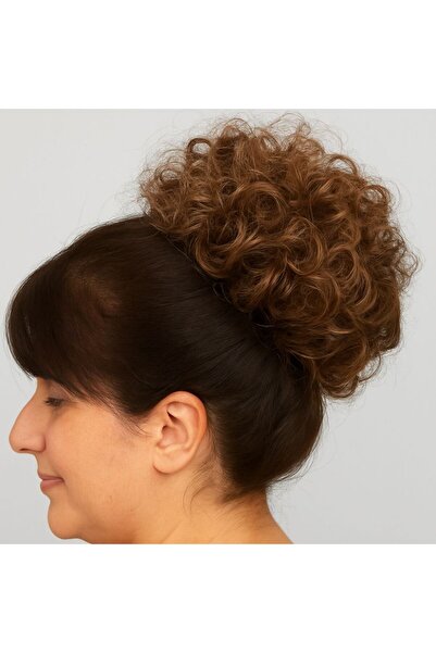YASEMİN KAPLAN Curly Bun Hairpiece – Natural Looking Hair Accessory