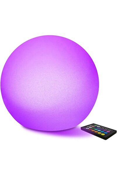 OEM Spherical decorative outdoor lamp, portable, waterproof, rechargeable with remote control, 35cm