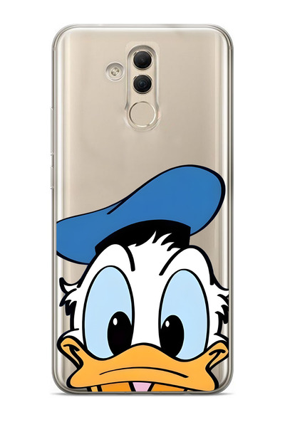 Elorakılıf Huawei Mate 20 Lite Uyumlu Baskılı Yumuşak Silikon Şeffaf Telefon ...