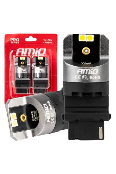 AMIO LED CANBUS PRO 3156 P 27W 4x3030 SMD Alb 12/24V