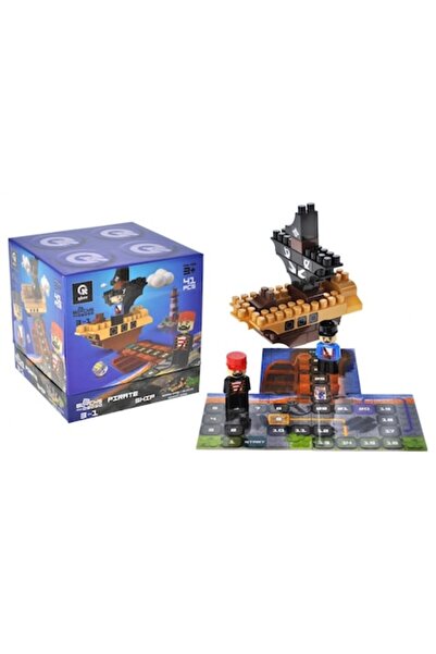 qbee Building Set, Pirate, 41 pieces, 15x15x15 cm