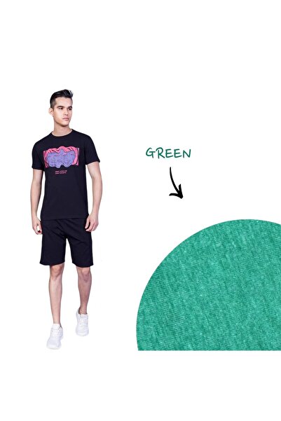 iza Men’s Cotton T-Shirt and Shorts Coord Set