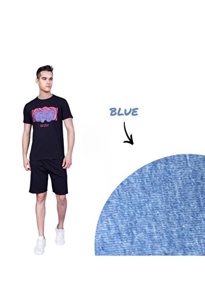 iza Men’s Cotton T-Shirt and Shorts Coord Set