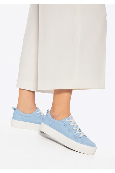 Wittchen Women's Blue Fabric Sneakers