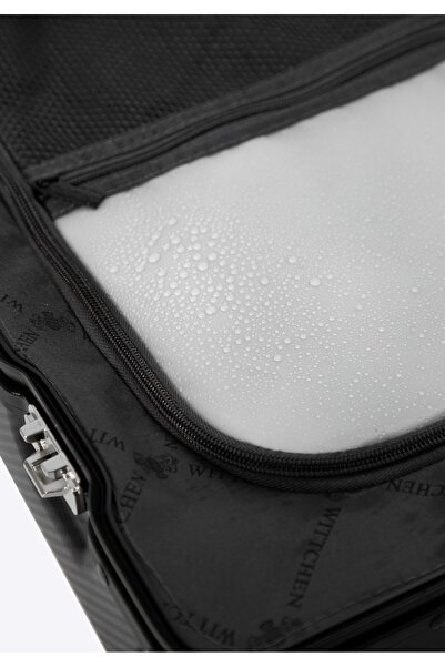 Wittchen Set de valize bărbătești mici și medii din aluminiu, negru, aluminiu negru