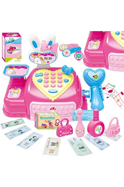 MAKSIK Supermarket Play Set - Cash Register LS820A52 with Scale, Sound Effect...