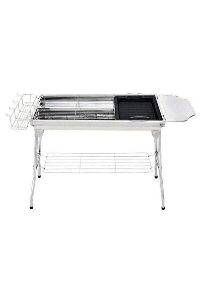 COOYA Outdoor Stainless Steel Charcoal BBQ Grill Silver/Black
