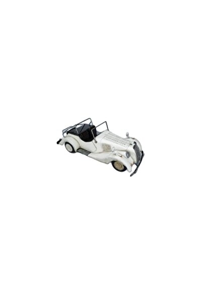 Doty beige vintage decorative metal miniature car (handmade, realistic design)