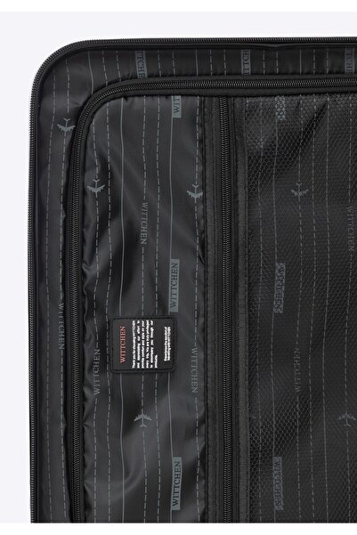 Wittchen Valiză de cabină bărbătească din ABS cu logo în relief, albă, din ABS alb