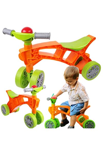 Technok bicicletă de echilibru cu patru roți pentru copii, culoare aleasă, 55...