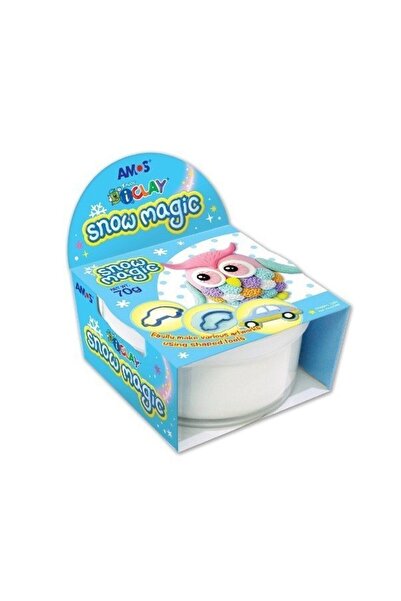 Amos Plastilina iClay SM 70, 70 g, alb, set 70 g