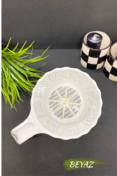 ViZKA منخل بلاستيكي للدقيق، موزع مسحوق السكر، غربال