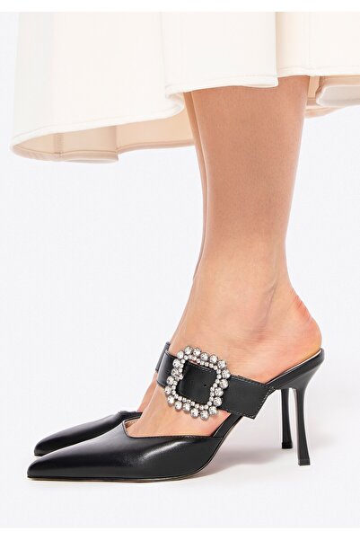 Wittchen Pantofi cu toc stiletto pentru femei, din piele, negri, din piele