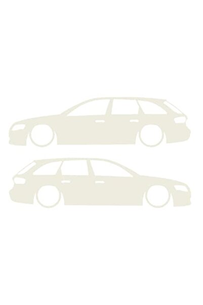 Oracal Autocolant x2, Audi A4 B8 Avant, alb, 20cm