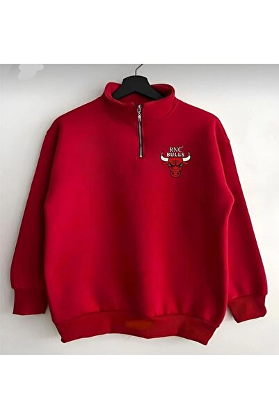 Risil-Nu Company New Season Cotton Half Zipper Printed Single Sweatshirt