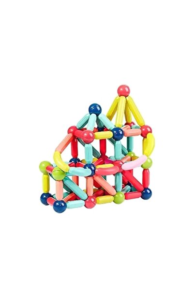 OEM Magnetic Construction Game, Sticks Building Onshine, multicolor, 130 pieces