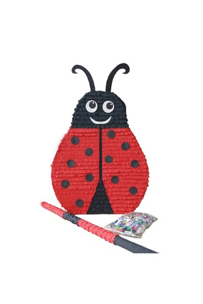 OEM Pinata Buburuză/gargarita, 45 cm, roșie și neagră