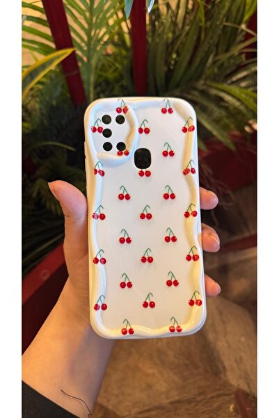 KILIF STORE SAMSUNG A21S KİRAZLI TELEFON KILIFI