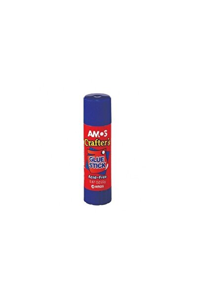 Amos Solid Glue Invisible, Crafter's Glue, 22 g, solvent-free, GSB22N