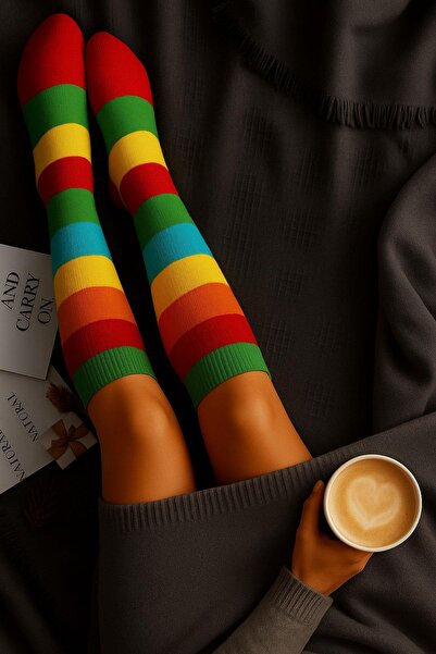 COTENCONCEPT Раирани и цветни чорапи до коляното