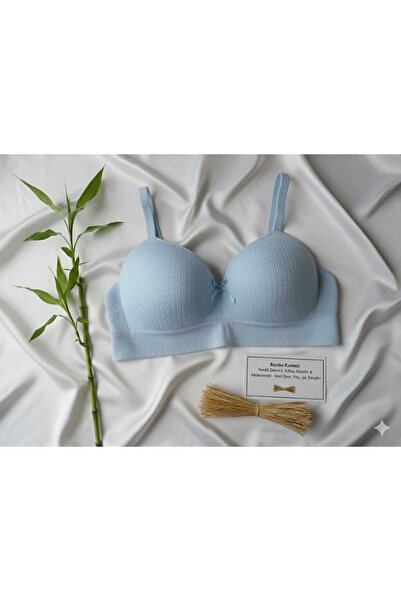pae Σουτιέν εφέ σύσφιξης με φυσική υφή μπαμπού χωρίς γέμιση |   Αναπνεύσιμο υποαλλεργικό σουτιέν Comfort με αγκράφα