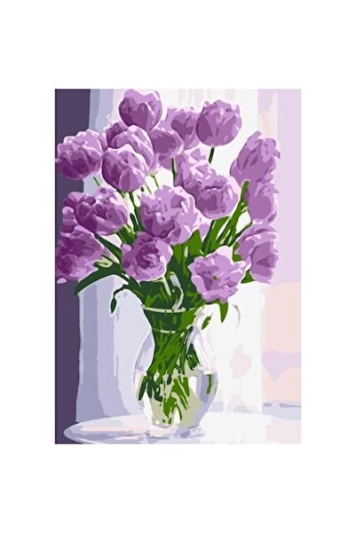 qbee Paint-by-numbers set, Qbee, 30x40 cm