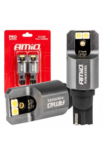 AMIO LED FULL CANBUS PRO T 15W/16W 4x3030 SMD Alb 12/24V