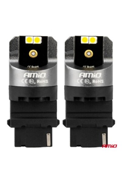 AMIO LED CANBUS PRO 3156 P 27W 4x3030 SMD Alb 12/24V