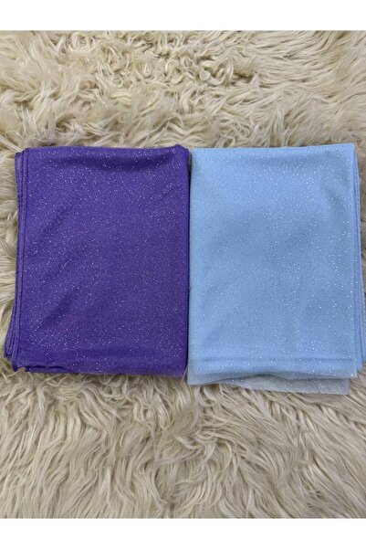 ALDAIYR 2 Pcs Women's Silvery Silver Glitter Evening Dress Shawl